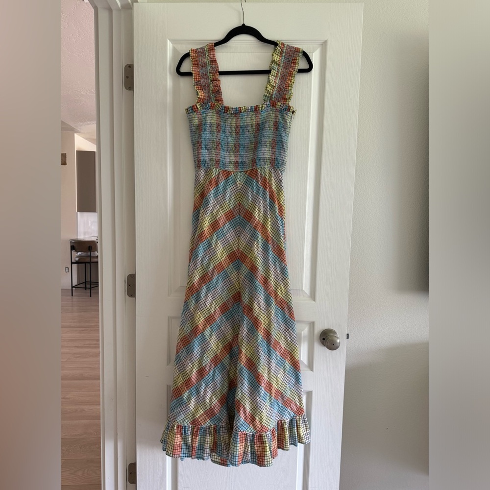 Ganni Seersucker Dress